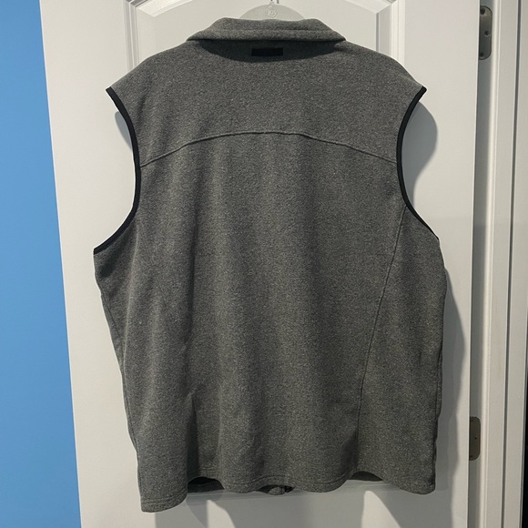 Eddie Bauer Zip-Up Grey Fleece Vest | Size XL - Picture 3 of 4